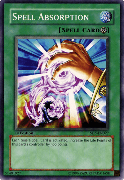 Spell Absorption [SD6-EN027] Common - POKÉ JEUX