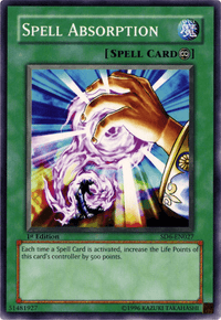 Spell Absorption [SD6-EN027] Common - POKÉ JEUX