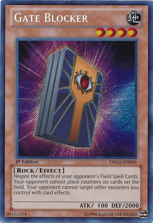 Gate Blocker [DRLG-EN034] Secret Rare - POKÉ JEUX
