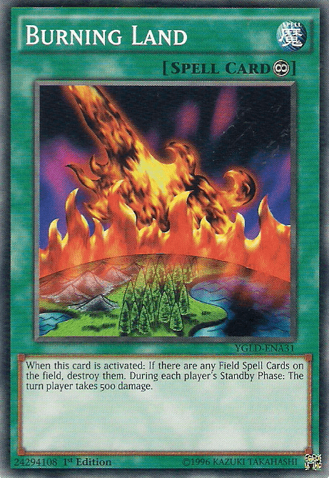Burning Land [YGLD-ENA31] Common - POKÉ JEUX