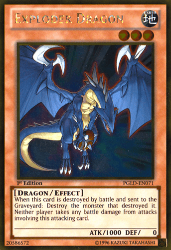 Exploder Dragon [PGLD-EN071] Gold Rare - POKÉ JEUX
