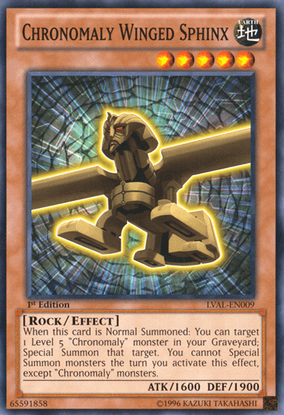 Chronomaly Winged Sphinx [LVAL-EN009] Common - POKÉ JEUX