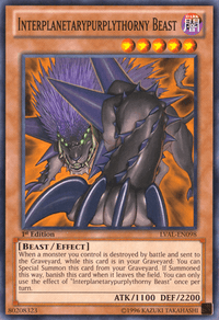 Interplanetarypurplythorny Beast [LVAL-EN098] Common - POKÉ JEUX