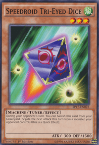 Speedroid Tri-Eyed Dice [SP17-EN023] Common - POKÉ JEUX