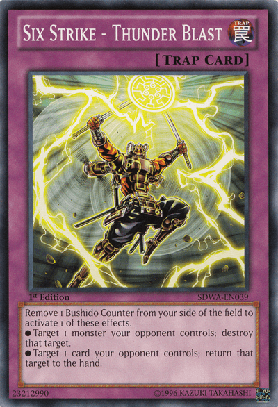 Six Strike - Thunder Blast [SDWA-EN039] Common - POKÉ JEUX