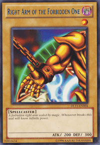 Right Arm of the Forbidden One (Blue) [DL11-EN004] Rare - POKÉ JEUX