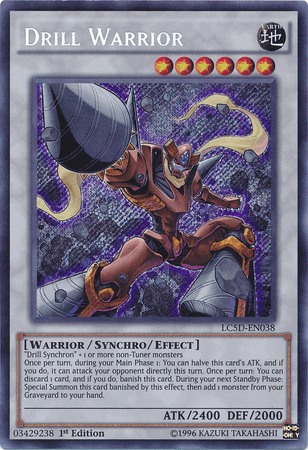Drill Warrior [LC5D-EN038] Secret Rare - POKÉ JEUX