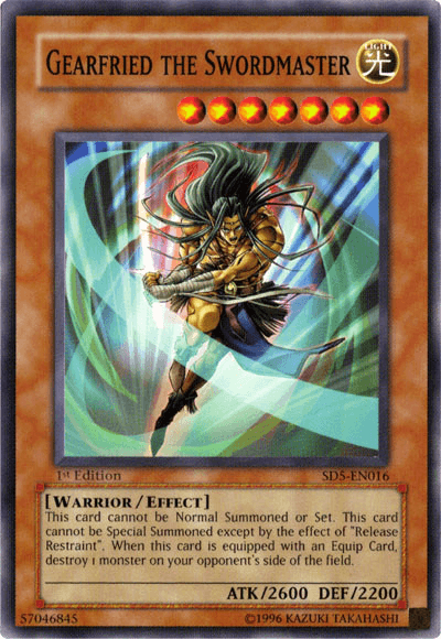 Gearfried the Swordmaster [SD5-EN016] Common - POKÉ JEUX