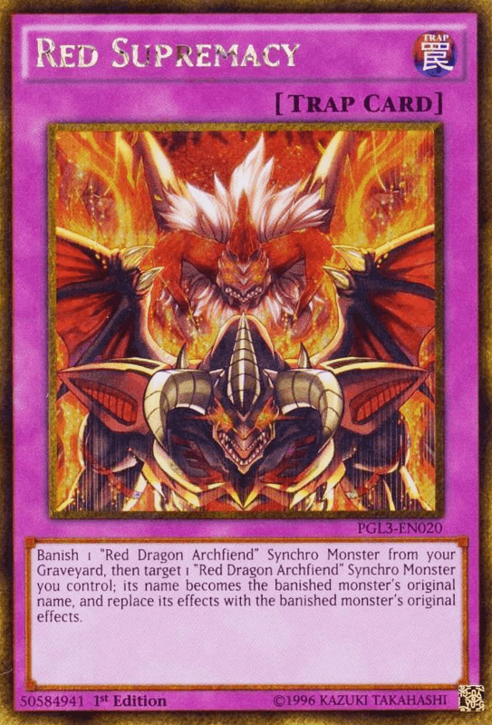 Red Supremacy [PGL3-EN020] Gold Secret Rare - POKÉ JEUX