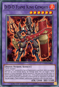 D/D/D Flame King Genghis [CT13-EN005] Super Rare - POKÉ JEUX
