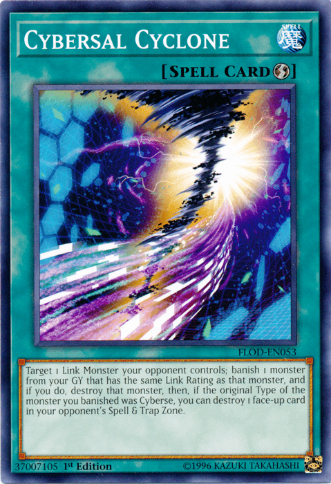 Cybersal Cyclone [FLOD-EN053] Common - POKÉ JEUX
