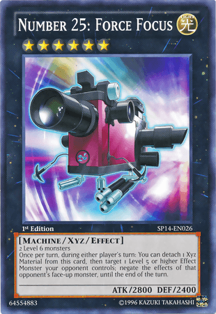 Number 25: Force Focus [SP14-EN026] Starfoil Rare - POKÉ JEUX