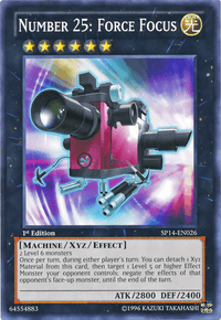 Number 25: Force Focus [SP14-EN026] Starfoil Rare - POKÉ JEUX