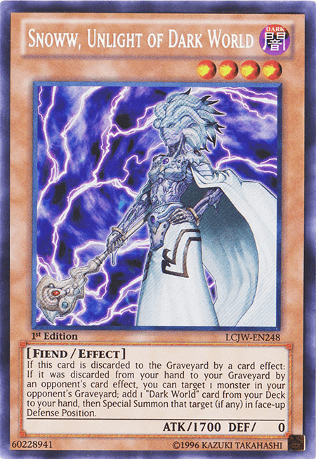 Snoww, Unlight of Dark World [LCJW-EN248] Secret Rare - POKÉ JEUX