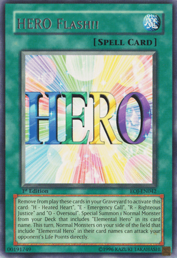 HERO Flash!! [EOJ-EN042] Rare - POKÉ JEUX