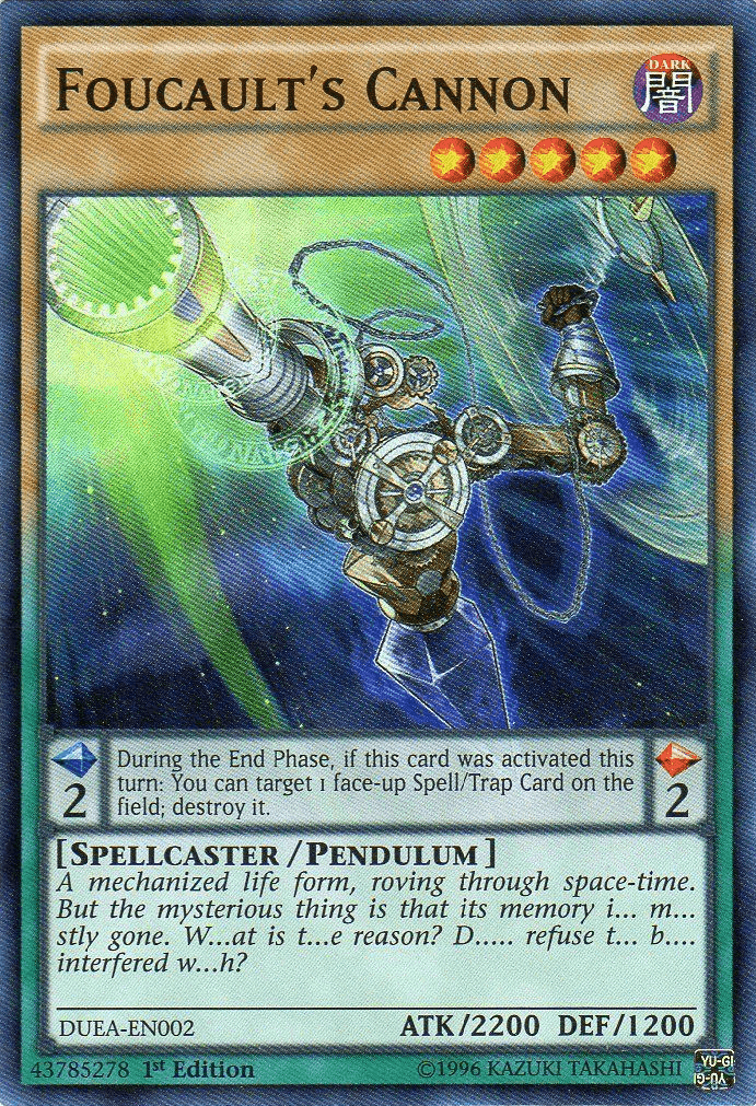 Foucault's Cannon [DUEA-EN002] Super Rare - POKÉ JEUX