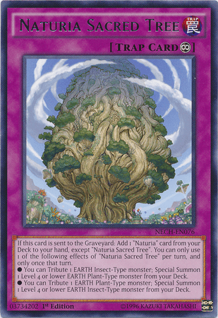 Naturia Sacred Tree [NECH-EN076] Rare - POKÉ JEUX