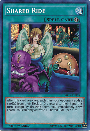 Shared Ride [MP14-EN231] Secret Rare - POKÉ JEUX