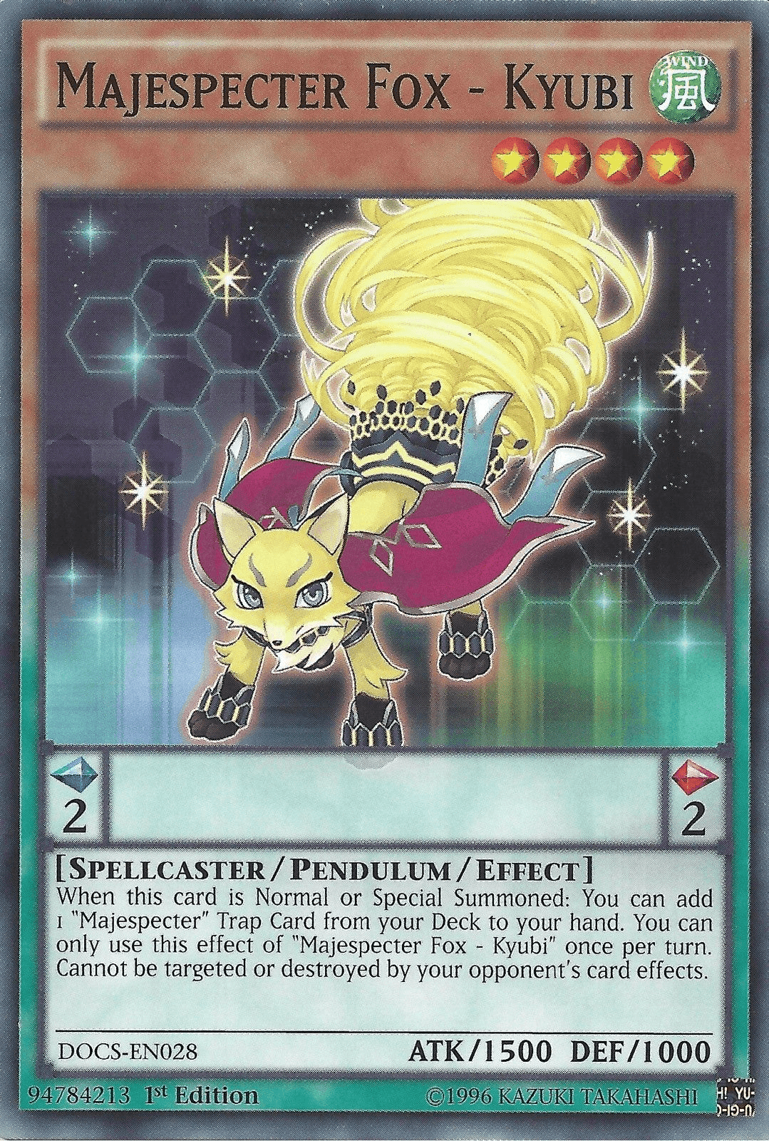 Majespecter Fox - Kyubi [DOCS-EN028] Common - POKÉ JEUX