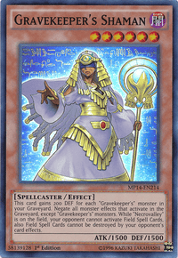Gravekeeper's Shaman [MP14-EN214] Super Rare - POKÉ JEUX
