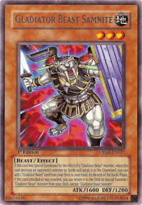 Gladiator Beast Samnite [CRMS-EN027] Rare - POKÉ JEUX