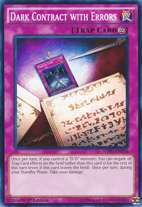 Dark Contract with Errors [SDPD-EN036] Common - POKÉ JEUX