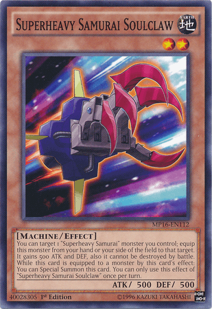 Superheavy Samurai Soulclaw [MP16-EN112] Common - POKÉ JEUX