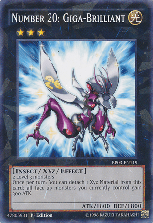 Number 20: Giga-Brilliant [BP03-EN119] Shatterfoil Rare - POKÉ JEUX
