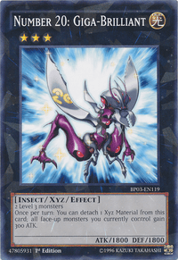 Number 20: Giga-Brilliant [BP03-EN119] Shatterfoil Rare - POKÉ JEUX