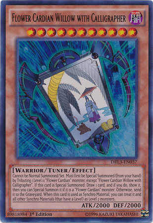 Flower Cardian Willow with Calligrapher [DRL3-EN037] Ultra Rare - POKÉ JEUX