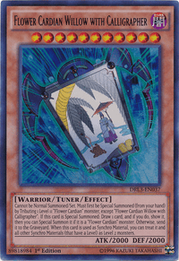 Flower Cardian Willow with Calligrapher [DRL3-EN037] Ultra Rare - POKÉ JEUX