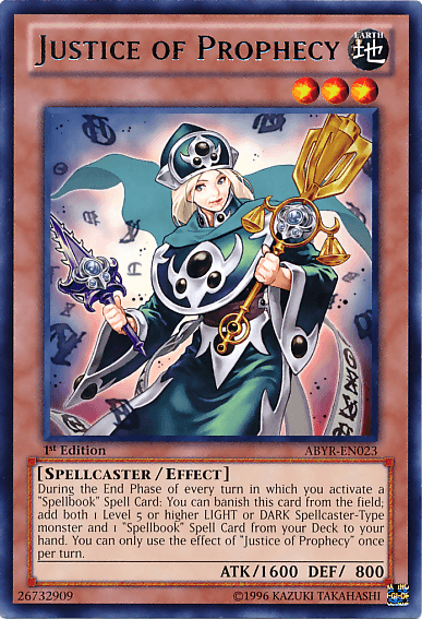 Justice of Prophecy [ABYR-EN023] Rare - POKÉ JEUX