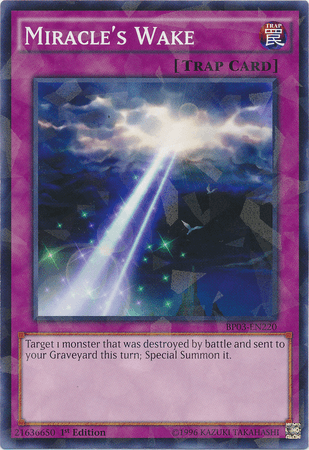 Miracle's Wake [BP03-EN220] Shatterfoil Rare - POKÉ JEUX