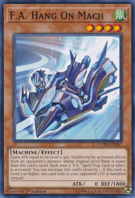 F.A. Hang On Mach [COTD-EN087] Common - POKÉ JEUX