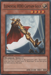 Elemental HERO Captain Gold [LCGX-EN026] Common - POKÉ JEUX