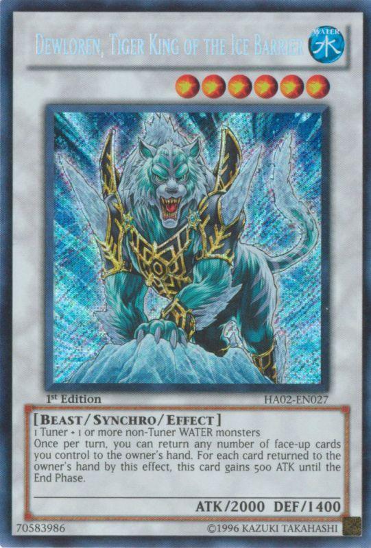 Dewloren, Tiger King of the Ice Barrier [HA02-EN027] Secret Rare - POKÉ JEUX