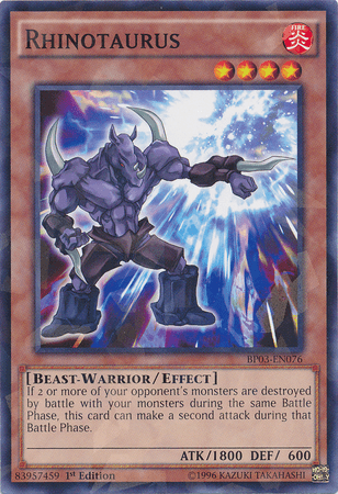 Rhinotaurus [BP03-EN076] Shatterfoil Rare - POKÉ JEUX