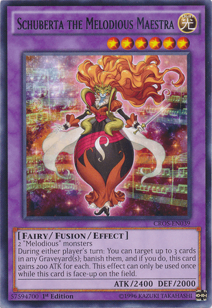 Schuberta the Melodious Maestra [CROS-EN039] Rare - POKÉ JEUX