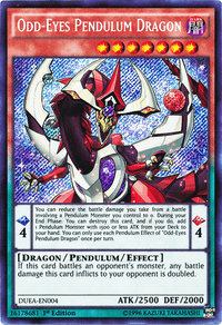Odd-Eyes Pendulum Dragon [DUEA-EN004] Secret Rare - POKÉ JEUX