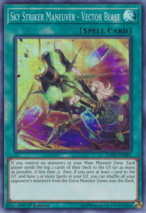 Sky Striker Maneuver - Vector Blast! [SOFU-EN061] Super Rare - POKÉ JEUX