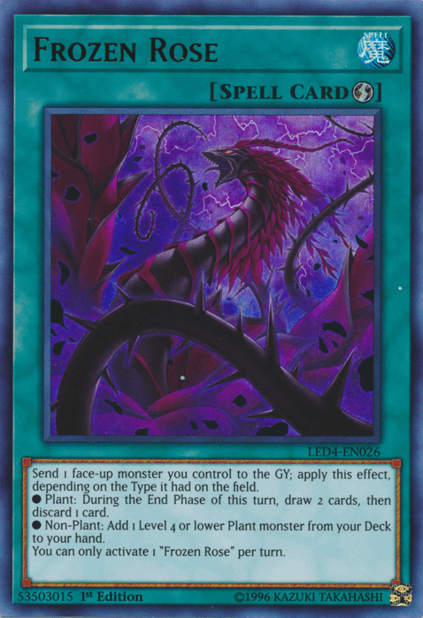 Frozen Rose [LED4-EN026] Ultra Rare - POKÉ JEUX