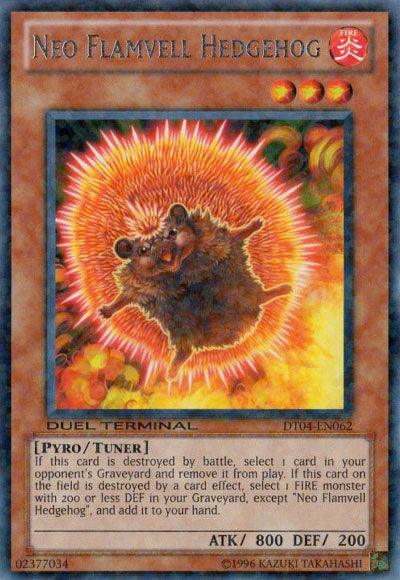 Neo Flamvell Hedgehog [DT04-EN062] Rare - POKÉ JEUX