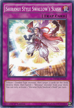 Shiranui Style Swallow's Slash [MP16-EN228] Common - POKÉ JEUX