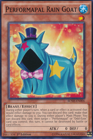 Performapal Rain Goat [BOSH-EN006] Common - POKÉ JEUX