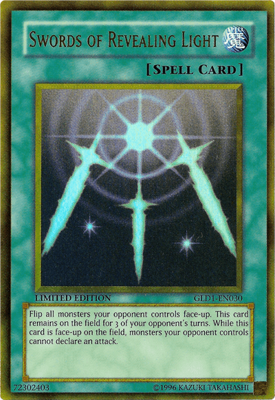 Swords of Revealing Light [GLD1-EN030] Gold Rare - POKÉ JEUX