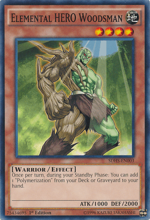 Elemental Hero Woodsman [SDHS-EN003] Common - POKÉ JEUX