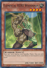 Elemental Hero Woodsman [SDHS-EN003] Common - POKÉ JEUX