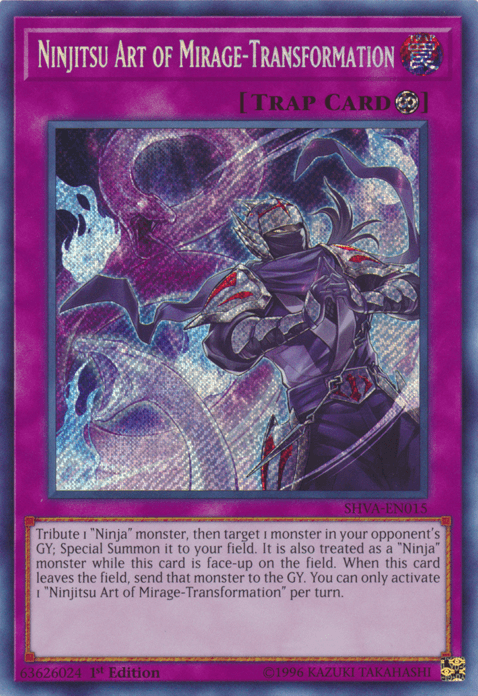 Ninjitsu Art of Mirage-Transformation [SHVA-EN015] Secret Rare - POKÉ JEUX