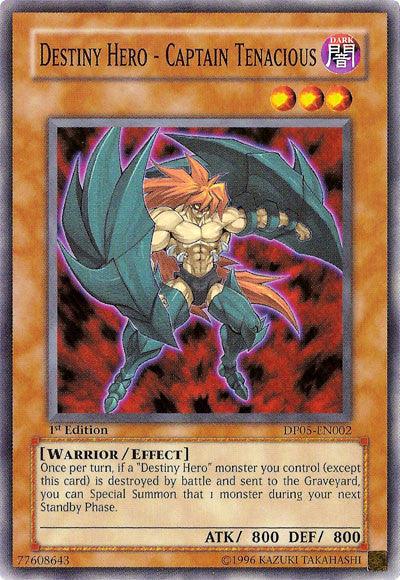 Destiny Hero - Captain Tenacious [DP05-EN002] Common - POKÉ JEUX