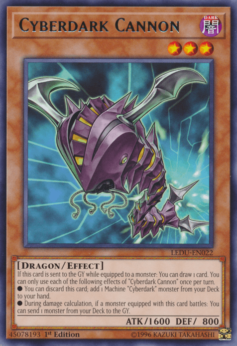 Cyberdark Cannon [LEDU-EN022] Rare - POKÉ JEUX